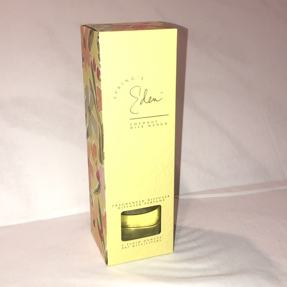 Illume For Anthropologie Springs Eden Fragranced Diffuser Coconut Milk Mango 3oz